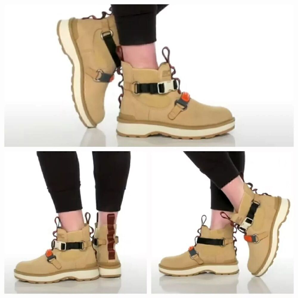 SOREL Hi-Line EQ Women's Waterproof Chelsea Boots in Chalk Size 8 NEW MSRP $185